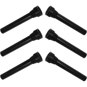 Mipcase 6pcs Universal Trampoline Replacement Legs Mini Trampoline Leg Cap Tip with Covers Pad Stainless Steel Trampoline Leg Tube Trampolines Bounce Part