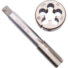 HSS 5/8-18 UNF Tap and 5/8-18 UNF Die Right Hand