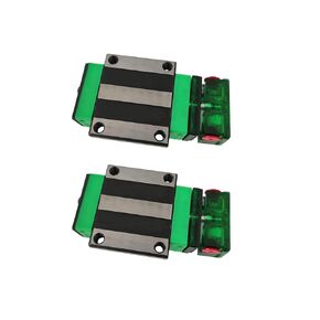 EGW15CA Carriage Slider Block, 2pcs EGW15CA Flange Bearing Slider Block with 2pcs E2 Oil Box Self-Lubricating Slider Assembly for 3D Printer, CNC Machine and DIY Project