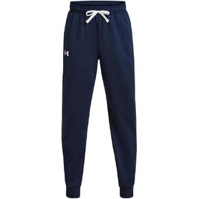 Under Armour Boys' Husky Brawler 2.0 Tapered Pants Dropped, (011) Mod Gray / / Black, Medium Plus