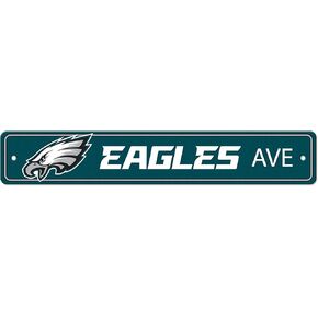 FANMATS NFL - Philadelphia Eagles Team Color Street Sign Décor 4in. X 24in. Lightweight