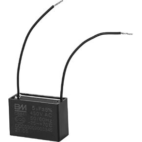 CBB61 5μF 5uf 2-Wire 250V 450V AC مكثف مروحة السقف من BlueStars - مولد محرك مضخة المروحة الكهربائية - 50/60 هرتز - 2 سلك توصيل الطاقة الكهربائية in Kuwait