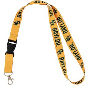 Desert Cactus Baylor University Lanyard Bears Car Keys ID Badge Holder Keychain Detachable Breakaway Snap Buckle (Yellow)