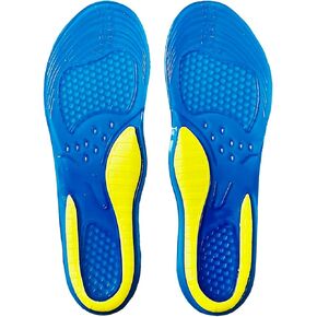 2 Pairs Goofort Gel Insoles Women Men Shock Absorbing Insole 3D-Xpain Cushion Pain Relief Anti-Fatigue Everyday Active Work Sports Comfort Foam Inner Shoe Inserts Boots Trainer Hiking Running