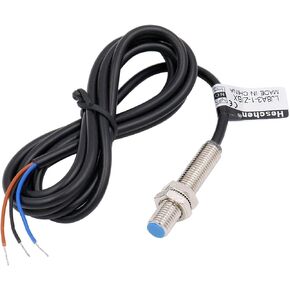 M8 Proximity Sensor Switch, 5VDC 200mA, NPN NO, 1mm Detecting Distance, Magnetic Metal Detect, 8mm Mounting Hole, 120cm Cable, IP67 Protection
