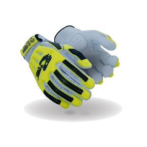 قفازات MAGID T-REX Windstorm Series ANSI A6 من جلد الماعز، زوج واحد، مقاس 13/4XL، TRX747
