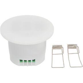 Millimeter Sensor Human Sensor Motion Detector, Adjustable 4GHz Motion Detection Ceiling Light Switch for Home, Wired Motion Sensor
