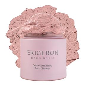 Gelato Exfoliating Pack - Deep Facial Cleanser K Beauty Face Mask for Enlarged Pore and Dull Skin, Raspberry, Rosehip, Chlorella Vularis + Tapioca, Korean Skincare 3.38 fl.oz.