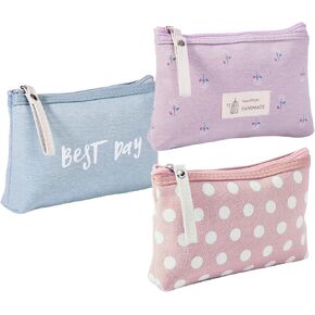 Period Bag for Feminine Products,3 Pack Sanitary Napkin Storage Bags,Pad Pouches for Period for Teen Girls Women,Portable Tampon Holder Pad Pouch for School/Office/Travel