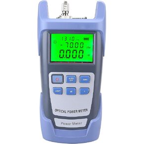 FTTH Fiber Optical Power Meter with Light Source SC FC Connector Optic Test Equipment for CCTV Communication Engineering OPM-50~+26dBm