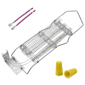 WP4391960 Heating Element Dryer Kit, 4391960 Dryer Heating Element+ 279457 Wire Kit 4392960 696579 AP6009347 Fit for Whirlpool & Kenmore 11076990100 11076974610 11086470120 11076974430