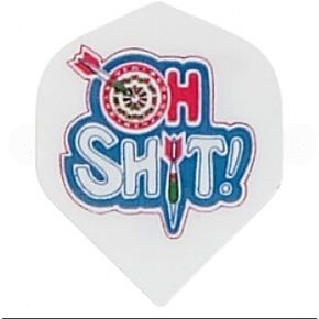 US Darts 5 Sets (15 Flights) OH Shit Metronic Standard Dart Flights