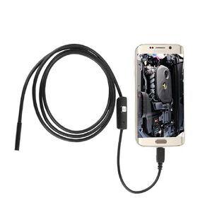 كاميرا المنظار مع الضوء، منظار نطاق التجويف عالي الدقة 1920 بكسل مع 8 مصابيح، سلك شبه صلب مقاوم للماء بطول 16.4 قدم لفحص الأنابيب، منظار داخلي صناعي لنظام Android in Kuwait