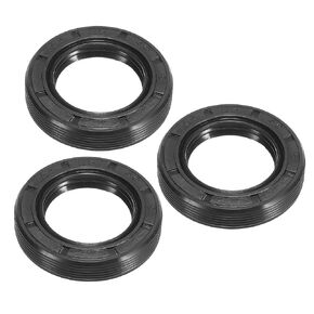 PATIKIL EU Radial Shaft Seal, 3 Pcs 30mm x 52mm x 10mm Nitrile Rubber TG4 Oil Seal for Bearing Shaft Oil Pumps Engines, Black
