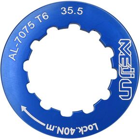 VGEBY Cassette Locking Ring, Cassette Lockring for 7-11 Speed Mountain Bike (Blue)