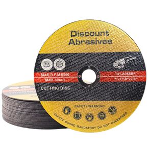High-Performance Aluminum Oxide Cutoff Wheel 6"×1/16"×7/8" (25 pcs) – Fast and Efficient Metal Cutting