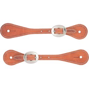 Weaver Leather Youth Harness Leather Spur Straps , Russet