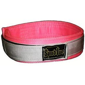 Women's Pink Deadlift Weightlifting Belt (Medium 27-32 inches Around The Belly Button)