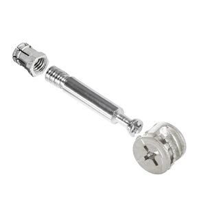 20 Sets Furniture Cam Lock Fasteners, 3-in-1 Cam Locks for Furniture, Cam Lock Fittings Cam Connector Furniture Replacement Parts, with Alloy Dowel 1-9/16" / 40mm
