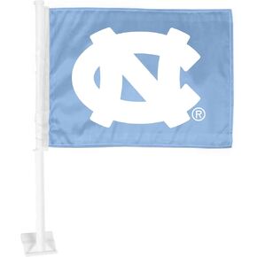 FANMATS 41695 North Carolina Tar Heels Car Flag 2-pk