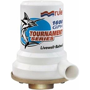 Tournament Series Bronze Base 1600 GPH Livewell Pump