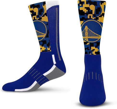 For Bare Feet Men's NBA Digi Mashup Crew Sock Large in Saudi Arabia