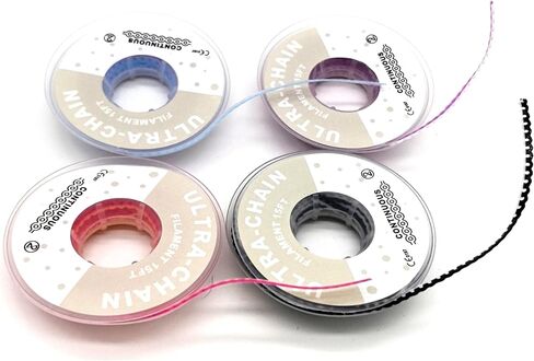 Dental Orthodontic Power Chain Mixed Color Spool Elastic Rubber Bands for Teeth Braces, 15ft/Roll (Yellow&Pink, Long) in Saudi Arabia