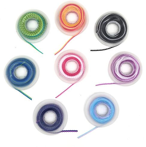 Dental Orthodontic Power Chain Mixed Color Spool Elastic Rubber Bands for Teeth Braces, 15ft/Roll (Yellow&Pink, Long) in Saudi Arabia