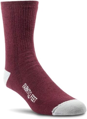 Farm to Feet Unisex Denver MW 3/4 Crew Merino Wool Hiking Socks in Kuwait