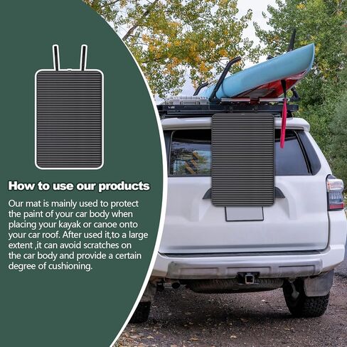 36 × 24 حصيرة ملحقات حامل الكاياك، وسادات حامل سقف الكاياك، حصيرة واقية لخلفية السيارة لحماية وظائف الطلاء الخاصة بك لقارب الكاياك لركوب الأمواج سوب in Kuwait