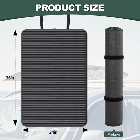 36 × 24 حصيرة ملحقات حامل الكاياك، وسادات حامل سقف الكاياك، حصيرة واقية لخلفية السيارة لحماية وظائف الطلاء الخاصة بك لقارب الكاياك لركوب الأمواج سوب in Kuwait