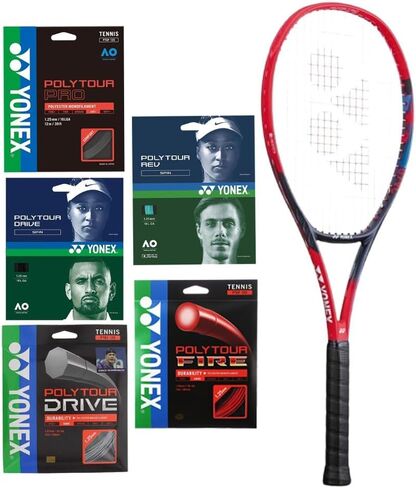 Yonex VCORE 98 Tour Scarlet 7th Gen Tennis Racquet - Custom String Options in Saudi Arabia