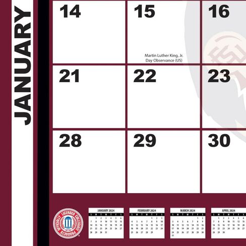 Turner Sports Florida State Seminoles 2025 22x17 Desk Calendar (25998061478) in Saudi Arabia