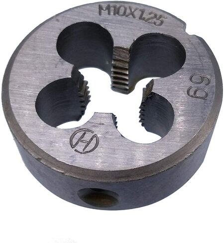 Yodaoke HSS M10 x 1.25mm Taper and Plug Tap and M10 x 1.25mm Die Metric Thread Right Hand in Saudi Arabia