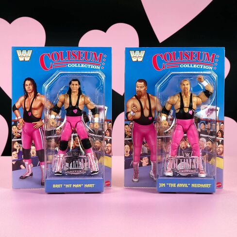 Mattel WWE Coliseum Collection Hart Foundation Action Figure 2-Pack in Saudi Arabia