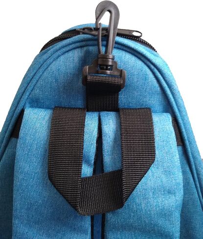 Premium Pickleball Backpack Bag - Holds 2-3 Pickleball Paddles or 2 Smaller Tennis Rackets | Sturdy Pickleball Bag | Pickle Ball Holder For Men or For Women (Blue) in Saudi Arabia