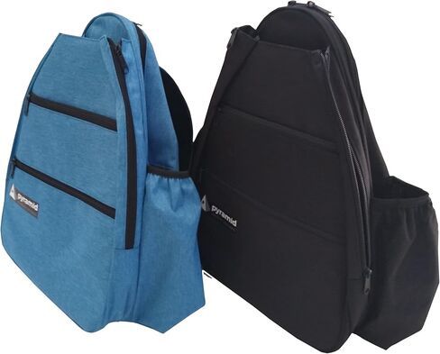 Premium Pickleball Backpack Bag - Holds 2-3 Pickleball Paddles or 2 Smaller Tennis Rackets | Sturdy Pickleball Bag | Pickle Ball Holder For Men or For Women (Blue) in Saudi Arabia