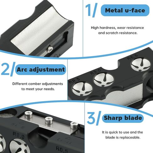 JIANWEI 11-in-1 Aluminum Pool Cue Tip Shaper, Portable Billiard Cue Tip Repair Tool with Tape, Pool Cue Shaper Accessories for Replacement and Shaping Cue Tips(Black) in Saudi Arabia