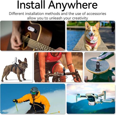 كاميرا Mini Action بدقة 1080 بكسل مع بطاقة سعة 32 جيجابايت وجيب كاميرا رياضية يمكن ارتداؤها وكاميرا خوذة وكاميرا تسجيل فيديو وكاميرا متعددة الوظائف وكاميرا جيب صغيرة وكاميرا جيب (أسود) in Kuwait