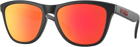 نظارات شمسية مربعة الشكل من أوكلي Oo9245 Frogskins ذات جسر منخفض in Saudi Arabia