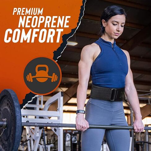 Adjustable Weight Lifting Belt, Waist Support Belt for Fitness, Weightlifting, Sports, Training, Fitness Increase Weight Training Belt for Men and Women - 6"Generic in Saudi Arabia