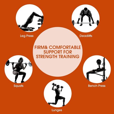 Adjustable Weight Lifting Belt, Waist Support Belt for Fitness, Weightlifting, Sports, Training, Fitness Increase Weight Training Belt for Men and Women - 6"Generic in Saudi Arabia