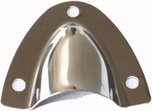 X-Haibei البطلينوس قذيفة التهوية القلنسوة الفولاذ المقاوم للصدأ قارب السفينة الأجهزة البحرية 2.2x2.2x0.7 بوصة in Kuwait