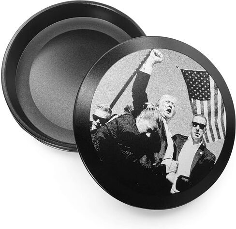 Zyn Metal Can | Snus Can | Trump Engraved | Snus Pouch Holder | Compact Container | Pocket Sized Storage | Sealed Aluminum Container | Moisture Resistant Storage | Laser Engraved | Gift for Him in Saudi Arabia