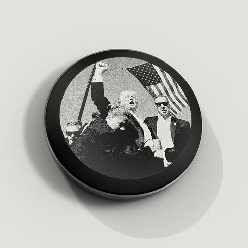 Zyn Metal Can | Snus Can | Trump Engraved | Snus Pouch Holder | Compact Container | Pocket Sized Storage | Sealed Aluminum Container | Moisture Resistant Storage | Laser Engraved | Gift for Him in Saudi Arabia