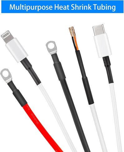 أنابيب الانكماش الحراري 900 قطعة، مجموعة أنابيب تغليف الأسلاك المنكمشة، مبطنة بمادة لاصقة بنسبة 2:1، غلاف منكمش من الدرجة البحرية 12 Szie أنابيب صناعية قابلة للانكماش بالحرارة للأسلاك in Kuwait