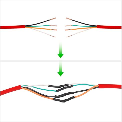 أنابيب الانكماش الحراري 900 قطعة، مجموعة أنابيب تغليف الأسلاك المنكمشة، مبطنة بمادة لاصقة بنسبة 2:1، غلاف منكمش من الدرجة البحرية 12 Szie أنابيب صناعية قابلة للانكماش بالحرارة للأسلاك in Kuwait