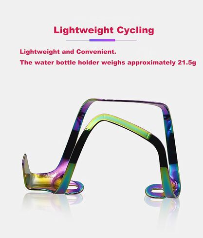 X-Zeofal Bike Water Bottle Holder, Universal Drink Holder Cage, Bicycle Cup Holders, Lightweight Aluminum Alloy Water Bottle Holder Rack for Bike, Easy to Mount Cycling Accessories in Saudi Arabia