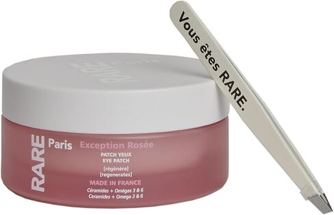 Exception Rosée Regenerating Under Eye Patches - 30 Pairs | Enriched with Ceramides and Omega 3 & 6 for Anti-Aging, Regeneration, and Vitality | Made in France in Saudi Arabia