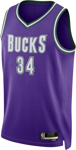 Giannis Antetokounmpo Milwaukee Bucks Purple #34 Infants Toddler Hardwood Classic Swingman Jersey in Saudi Arabia
